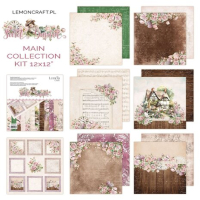 LemonCraft Secret Garden 12x12 Inch Paper Pad (LEM-SEGAR-01)